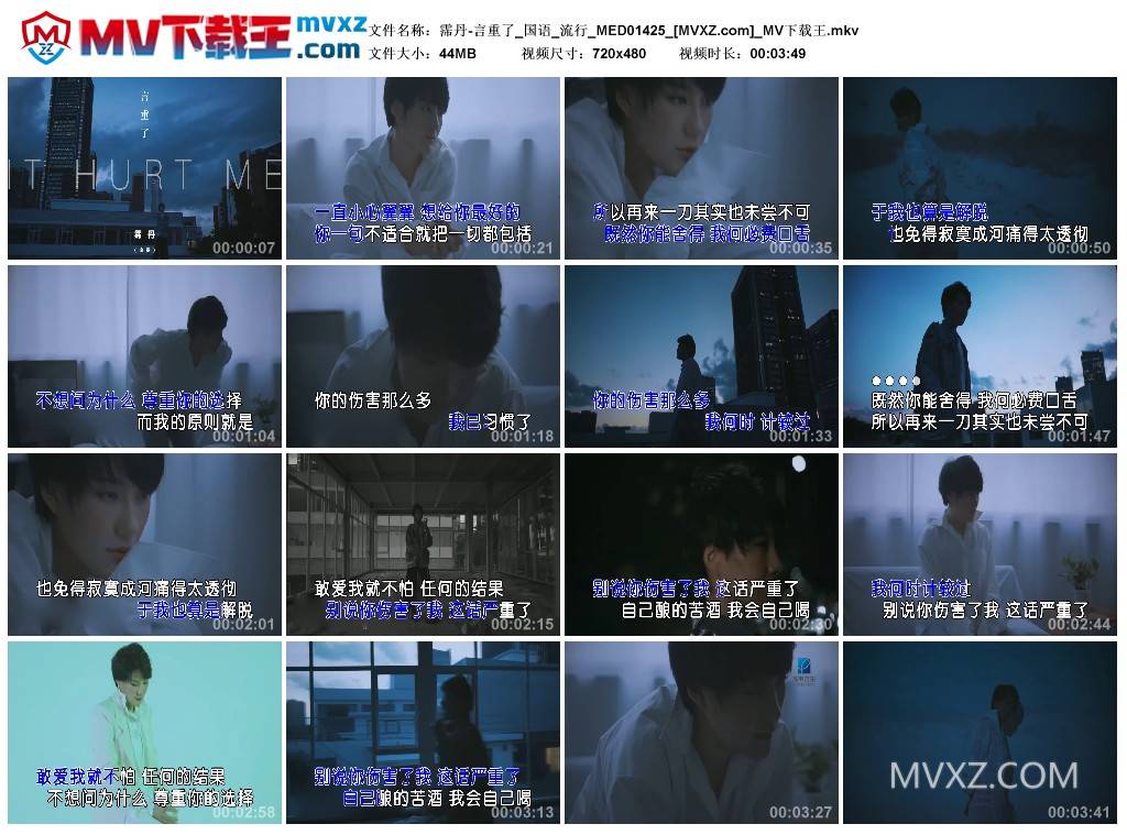 霈丹-言重了_国语_流行_MED01425